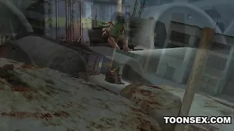 XXX video with a really sexy babe that looks perfect while on all fours