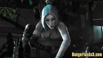 Moxxi from Borderlands fucked savagely in a compilation fuck scene with sodomy Moxxi from Borderlands fucked savagely in a compilation fuck scene with sodomy