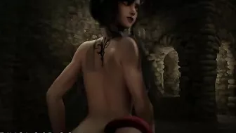 POV succubus sex scene showing a brunette that rides and enjoys orgasms too