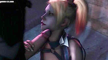 Harley Quinn will have to deal with Batman's big boner in a hot hentai video