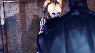 Harley Quinn will have to deal with Batman's big boner in a hot hentai video