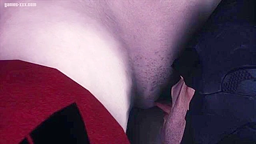 Harley Quinn will have to deal with Batman's big boner in a hot hentai video