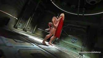 Batman porn video showing Supergirl being super nasty with his bat cock