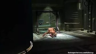 Batman porn video showing Supergirl being super nasty with his bat cock