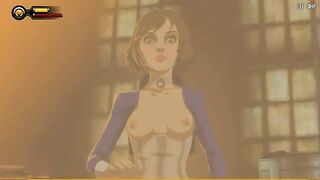 Elizabeth from Bioshock shines in a hentai XXX scene with a nice handjob