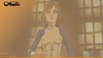 Elizabeth from Bioshock shines in a hentai XXX scene with a nice handjob