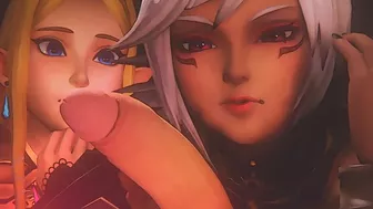 Small girl gets used by real man and squeezes his 9 inch cock with her friend