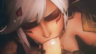 Small girl gets used by real man and squeezes his 9 inch cock with her friend