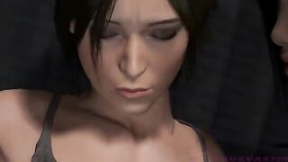 She may look like an innocent but that is a big tease from one Lara Croft