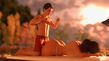 Lover fucks with his most beautiful lady in a modern family setting with taboo