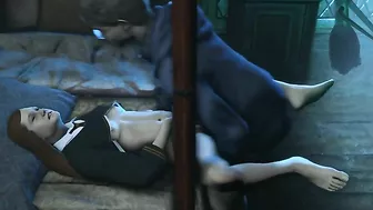 Ginny Weasley is fully prepared to take Harry's hard cock in her little twat