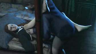 Ginny Weasley is fully prepared to take Harry's hard cock in her little twat