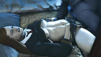 Ginny Weasley is fully prepared to take Harry's hard cock in her little twat