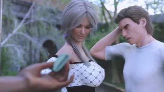 Hubby is going to have to endure her cheating ways in a taboo IR porn scene