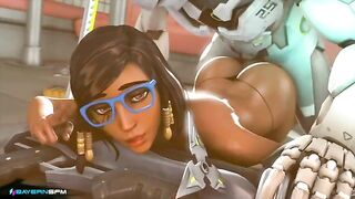 Her name is Widowmaker and her specialty is perfect booty Overwatch compilation