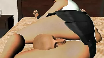 She really knows how to please a man with her pussy during hot facesitting