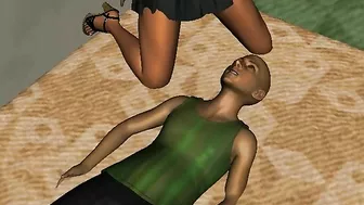 She really knows how to please a man with her pussy during hot facesitting