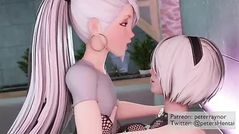 New age superheroine character in this 2d girl hentai video with a creampie