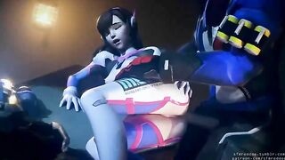 Overwatch content showing leggy girls that are addicted to long cocks and sex