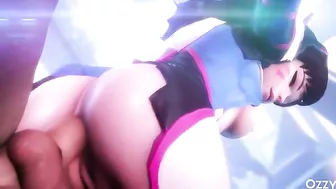 Overwatch content showing leggy girls that are addicted to long cocks and sex