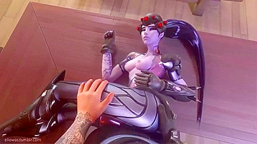 Overwatch content showing leggy girls that are addicted to long cocks and sex