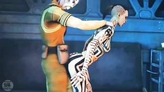 Blue Star 2 Space sex scene showing hardcore anal and lots of strong orgasms