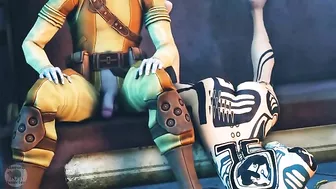 Blue Star 2 Space sex scene showing hardcore anal and lots of strong orgasms