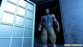 Japanese brunette lady who has a large ass looks quite good in a hentai video