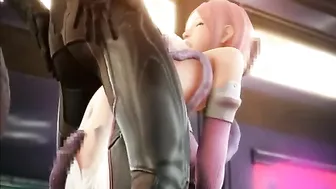 Some sexy girls and clown with tentacles and alien dicks in this one as well