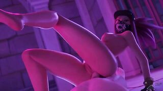 Porn debut with big ears and bigger pussies with League of Legends gals