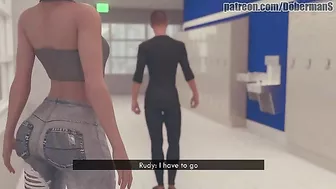 Doctor girl puts student cock in her mouth before enjoying real fucking in HD