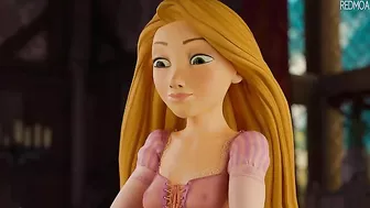 Cute girl doing her best with a throbbing member in this hentai XXX movie