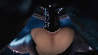 Spider Gwen gets violated by Vencom's huge cock in a taboo hentai movie here