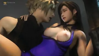 Tifa Lockhart takes cock in a surprisingly romantic setting with a creampie end