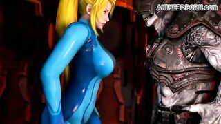 Samus is really addicted to veiny dicks and hardcore closeup banging as well