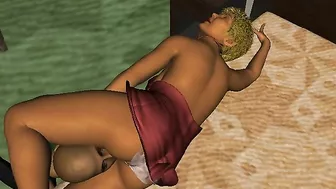 Cheating MILF has a teen boy eating her ass until she gets fucked savagely