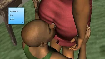 Cheating MILF has a teen boy eating her ass until she gets fucked savagely