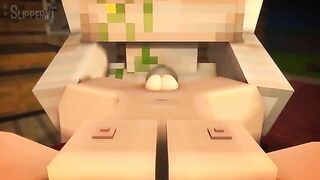 Minecraft porn showing lots of pussy pounding and cowgirl riding in hot ways