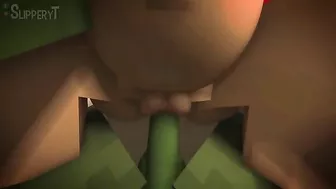 Minecraft porn showing lots of pussy pounding and cowgirl riding in hot ways