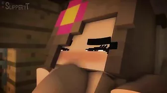 Minecraft porn showing lots of pussy pounding and cowgirl riding in hot ways