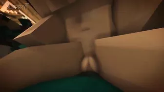 Minecraft porn showing lots of pussy pounding and cowgirl riding in hot ways