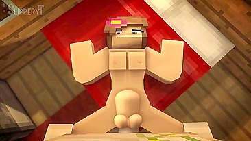 Minecraft porn showing lots of pussy pounding and cowgirl riding in hot ways