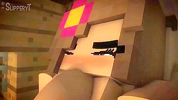 Minecraft porn showing lots of pussy pounding and cowgirl riding in hot ways