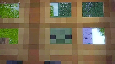 Minecraft porn showing lots of pussy pounding and cowgirl riding in hot ways