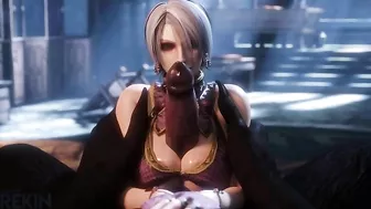 Isabella Valentine from Soul Calibur banging monsters left and right hornily