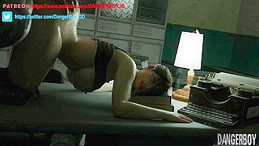 Mr X offers Claire Redfield unstoppable fucking and incredible gaping too