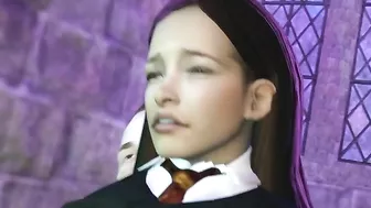 Hermione is taking a really stiff penis in a reverse cowgirl sexy scene