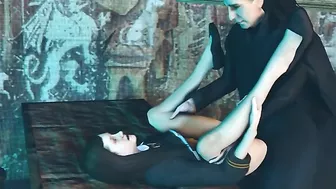 Hermione is taking a really stiff penis in a reverse cowgirl sexy scene