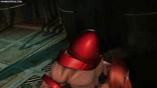 Juggernaut uses his cock to make Jean Grey scream and orgasm again and again