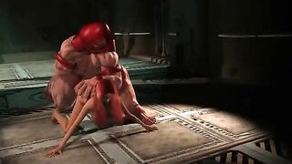 Juggernaut uses his cock to make Jean Grey scream and orgasm again and again